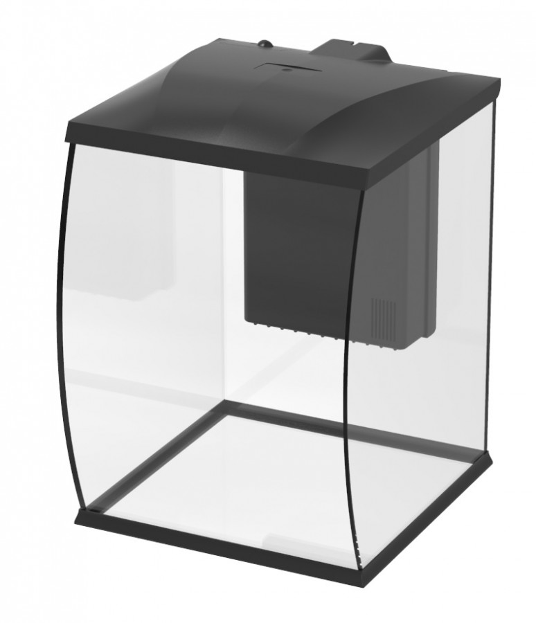 INVITAL Vypouklý akvarijní set s biofiltrem 40l