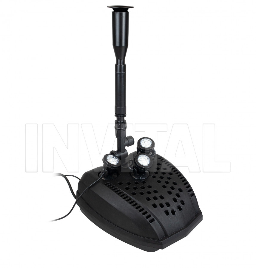 Jezírková fontána s UV lampou a osvětlením SU-2000L