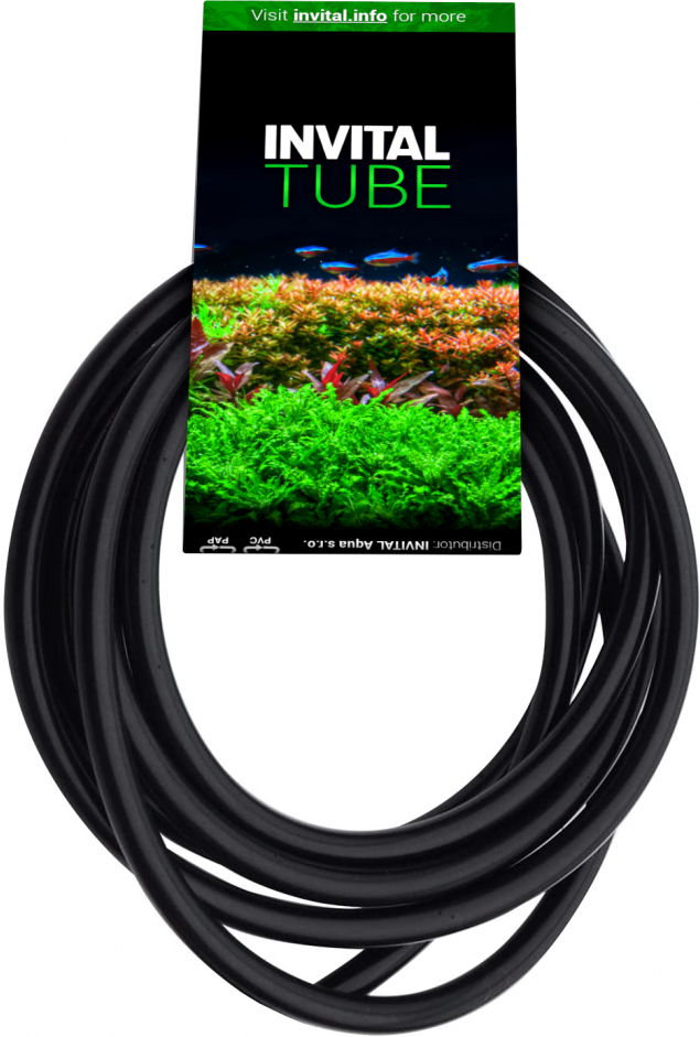 INVITAL vzduchovací hadička černá 10 metrů