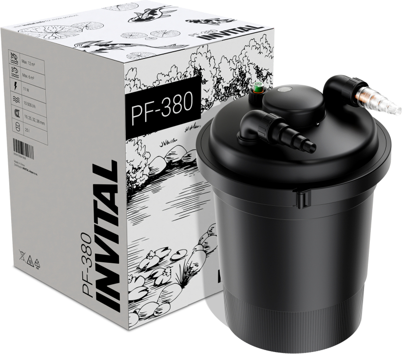 INVITAL tlakový filtr 380 jezírkový s UV