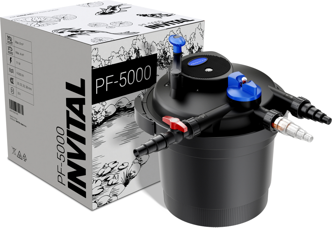 INVITAL tlakový filtr 5000 jezírkový s UV