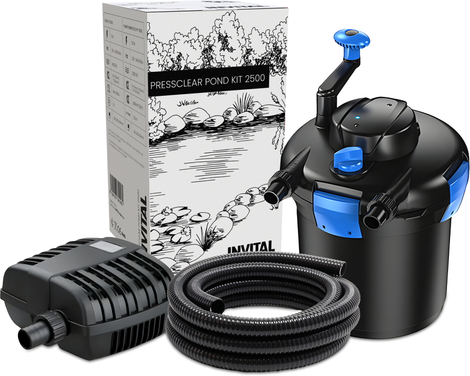 Set tlakové filtrace pro jezírko do 2500l