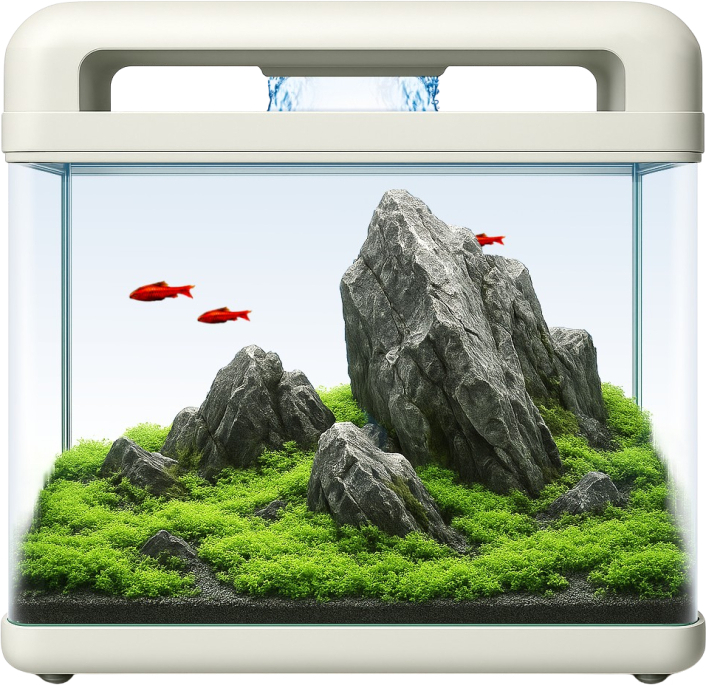 INVITAL EasyTank CASCADE LED 7 litrů bílá