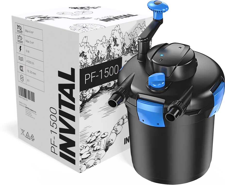 INVITAL tlakový filtr 1500 jezírkový s UV
