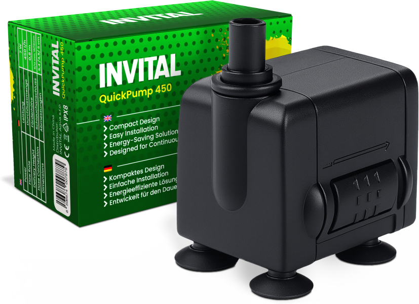 INVITAL QuickPump 450 výtlačné čerpadlo 450 l/h