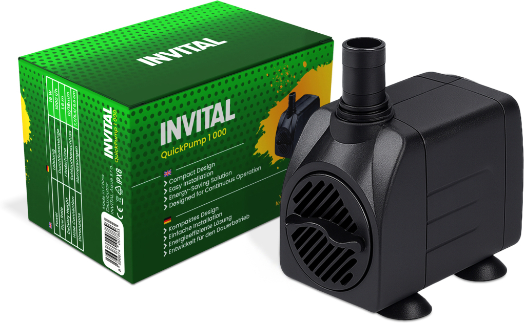 INVITAL QuickPump 1000 výtlačné čerpadlo 1000 l/h
