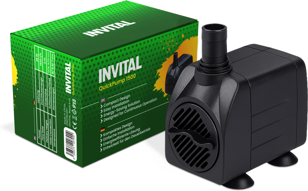 INVITAL QuickPump 1500 výtlačné čerpadlo 1500 l/h