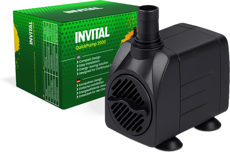 INVITAL QuickPump 2000 výtlačné čerpadlo 2000 l/h