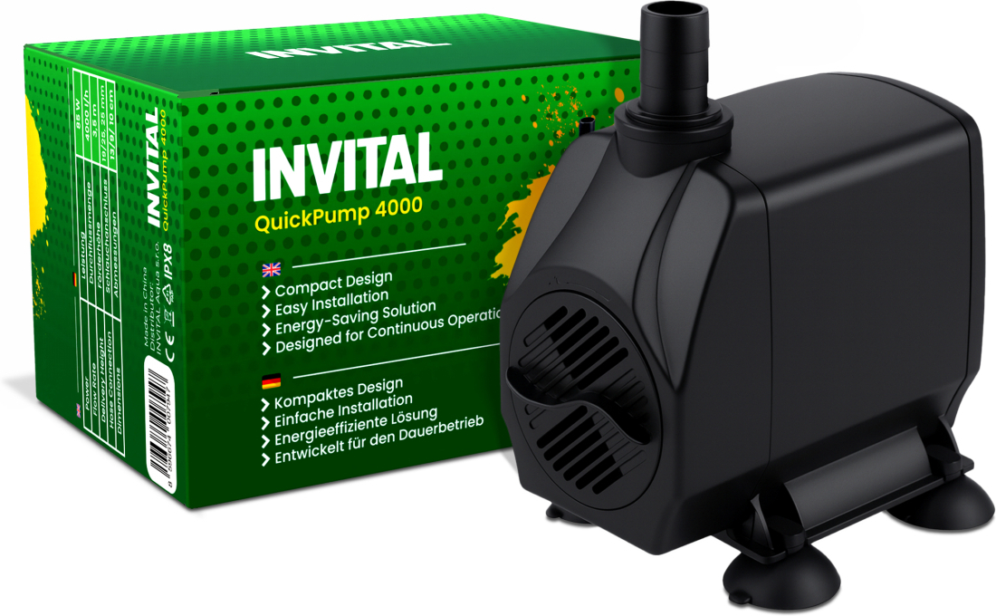 INVITAL QuickPump 4000 výtlačné čerpadlo 4000 l/h