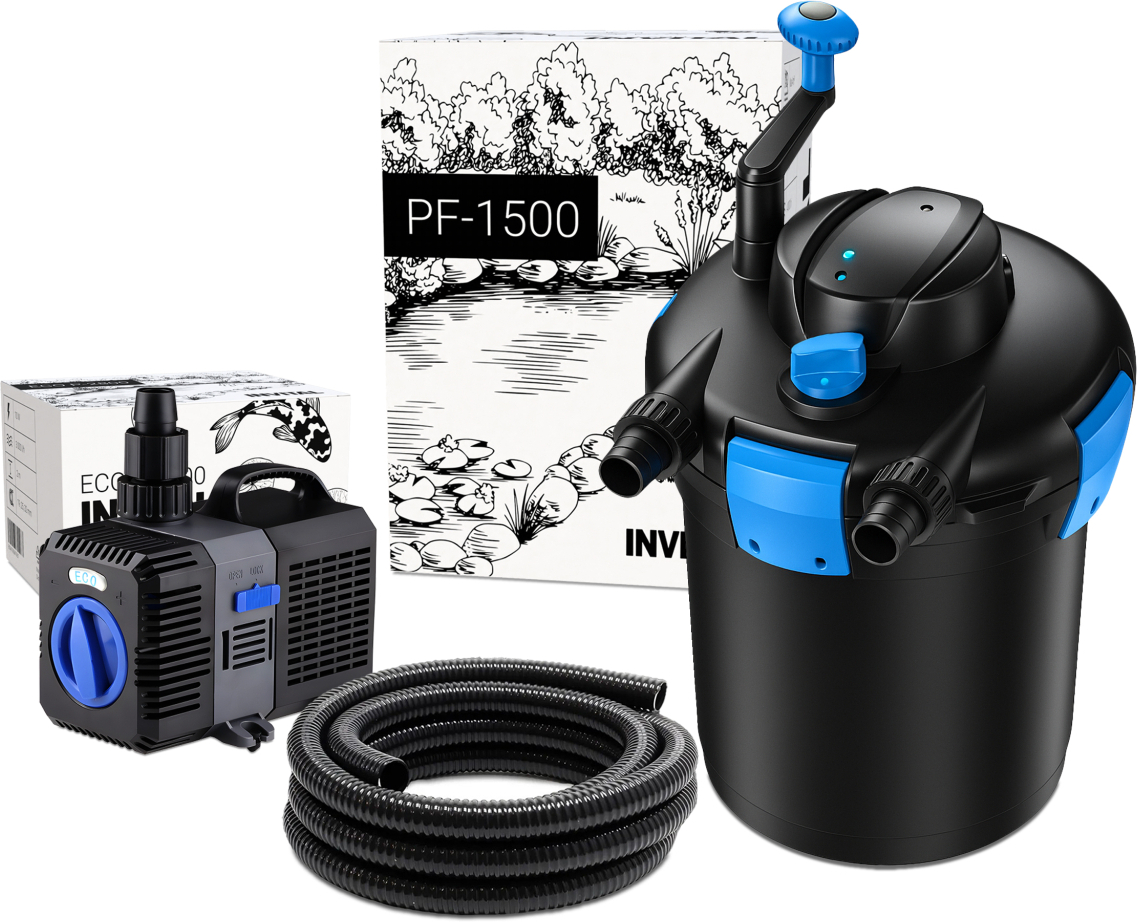 Set tlakové filtrace pro jezírko do 3000l